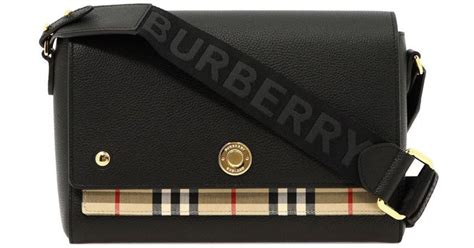 crosssbody bag burberry black bottom|burberry note bag black.